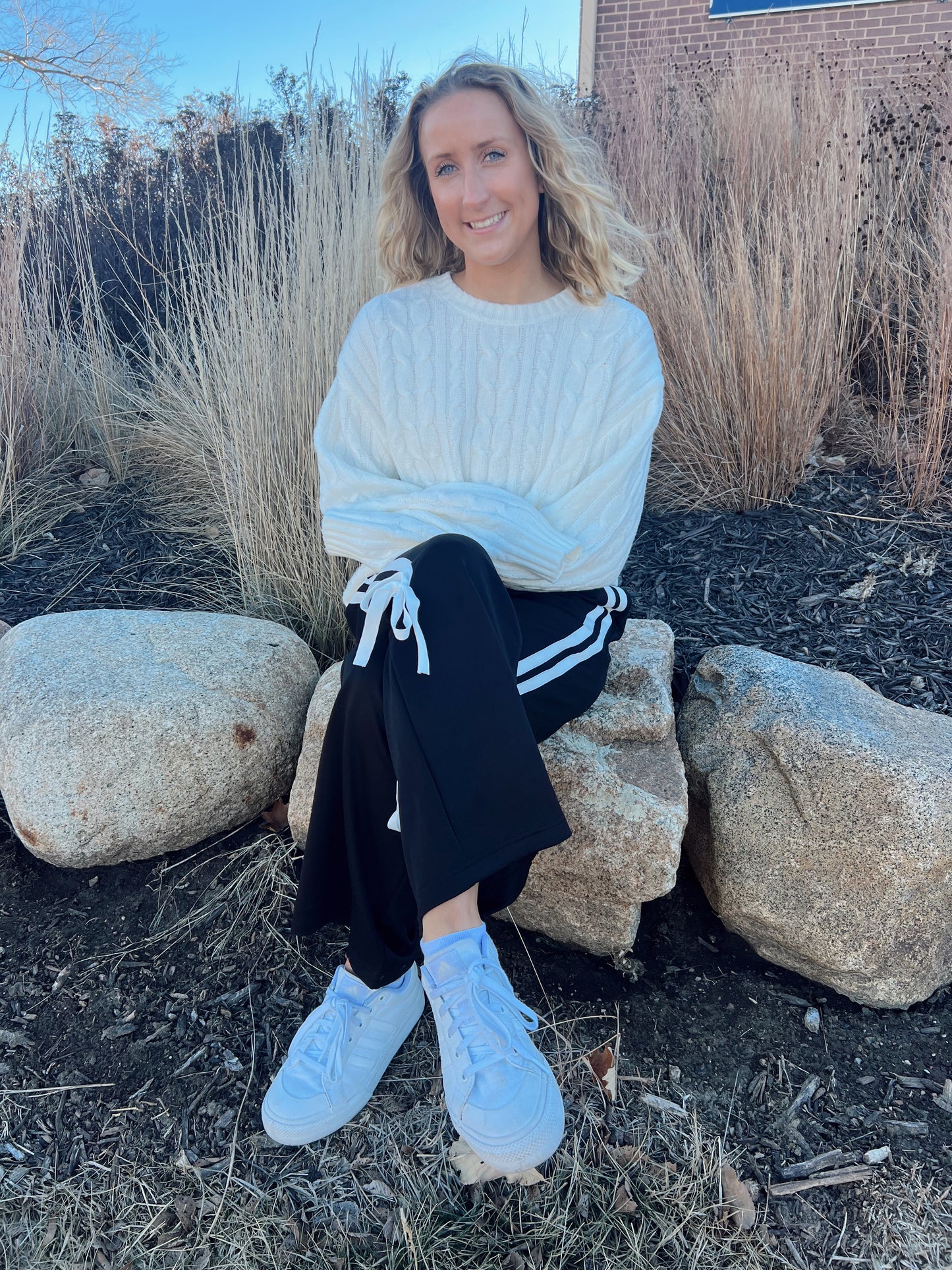 Ribbon Track Pants