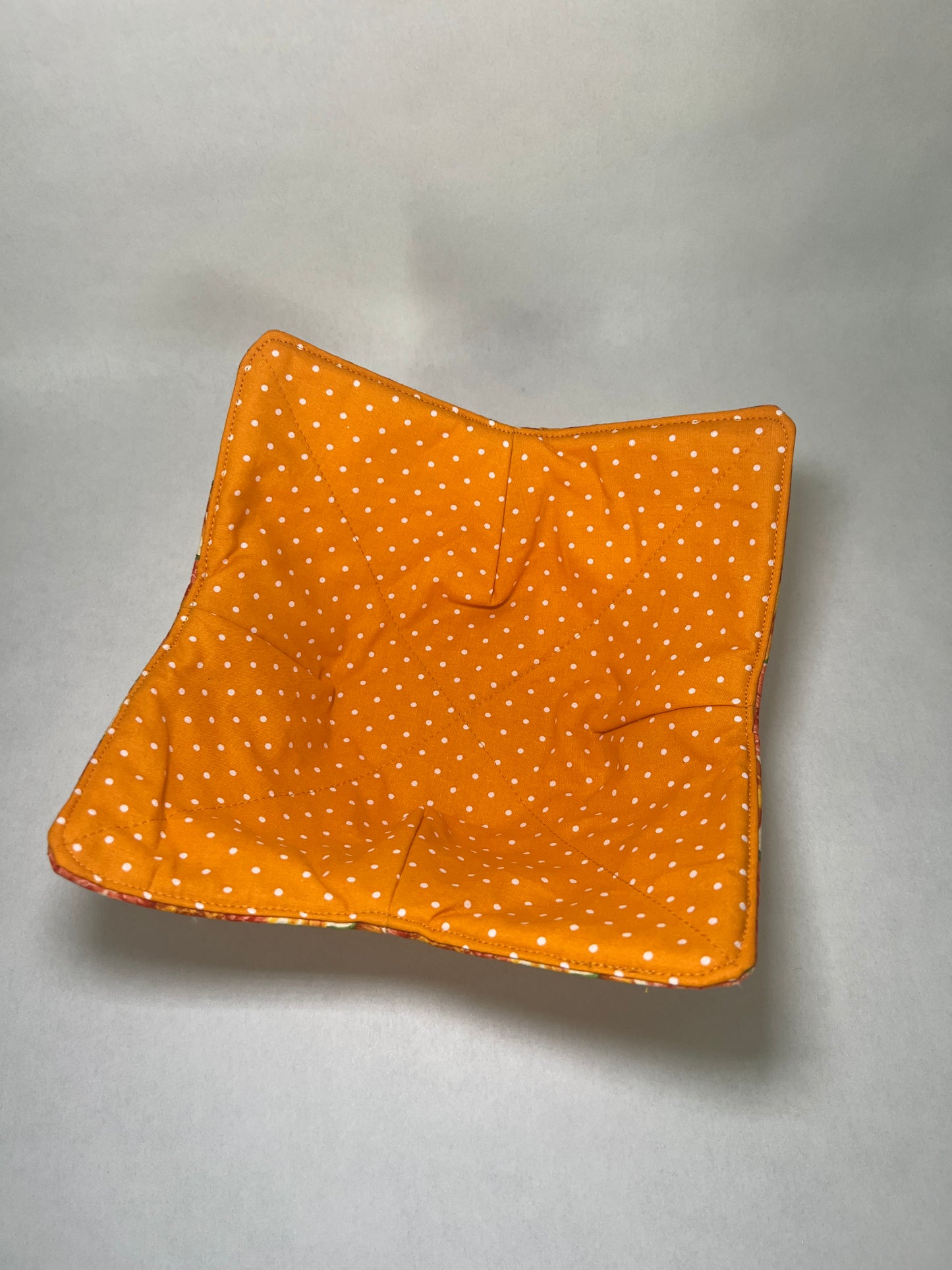Floral & Polka Dot Microwave Bowl Cozy