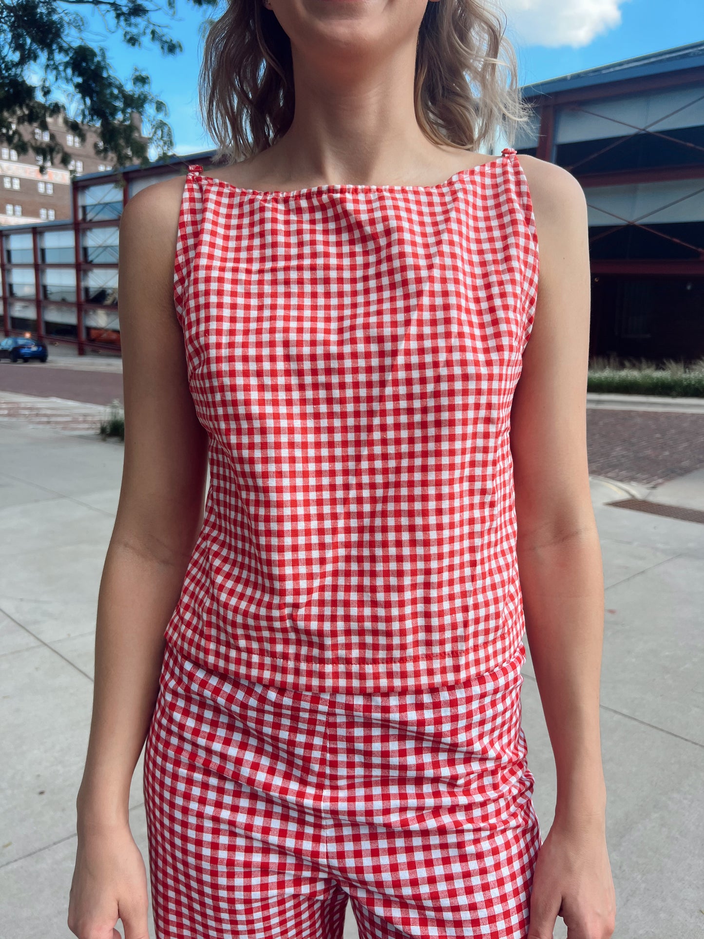 Rosie Checkered Top