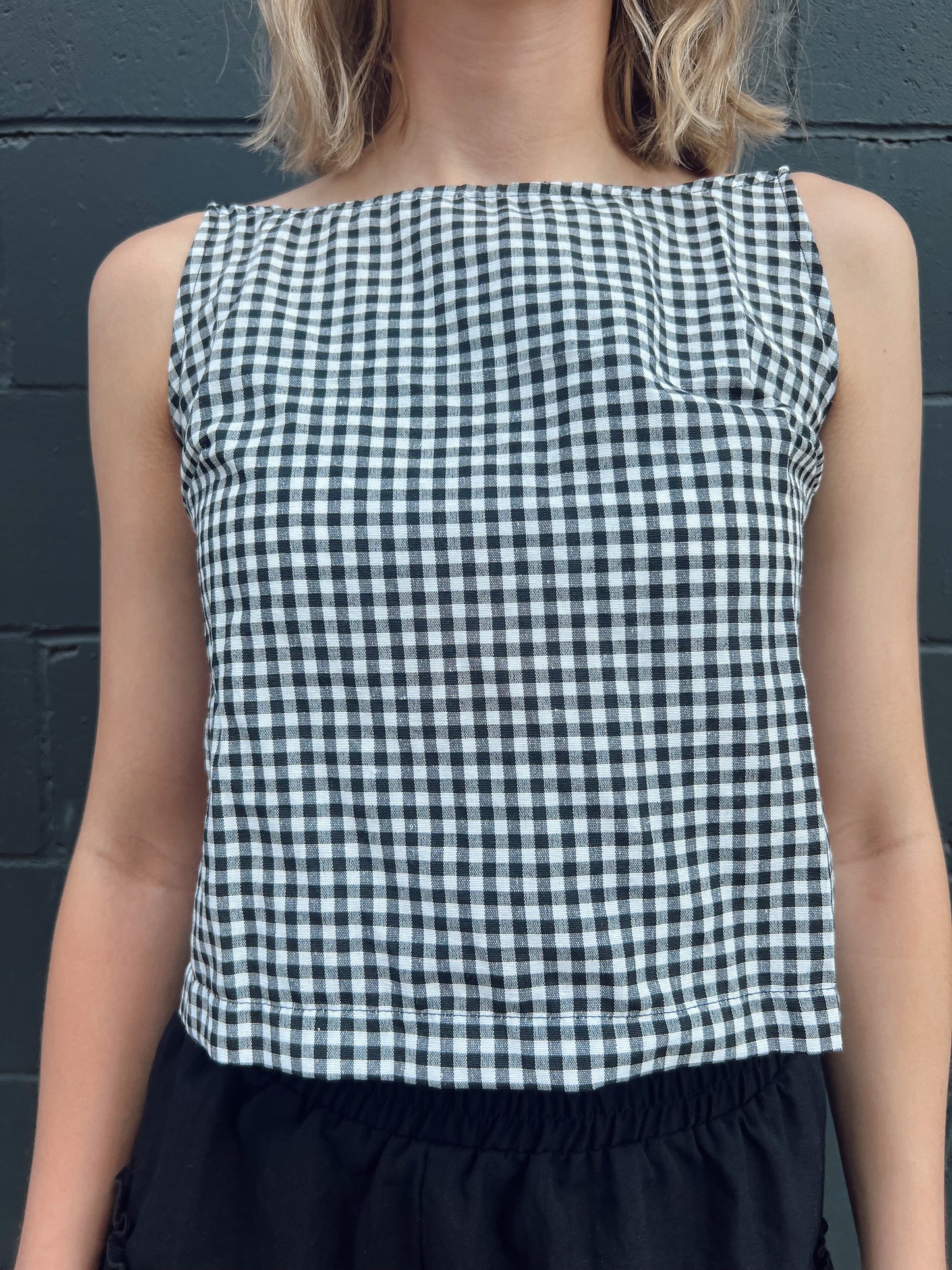 Charlie Checkered Top