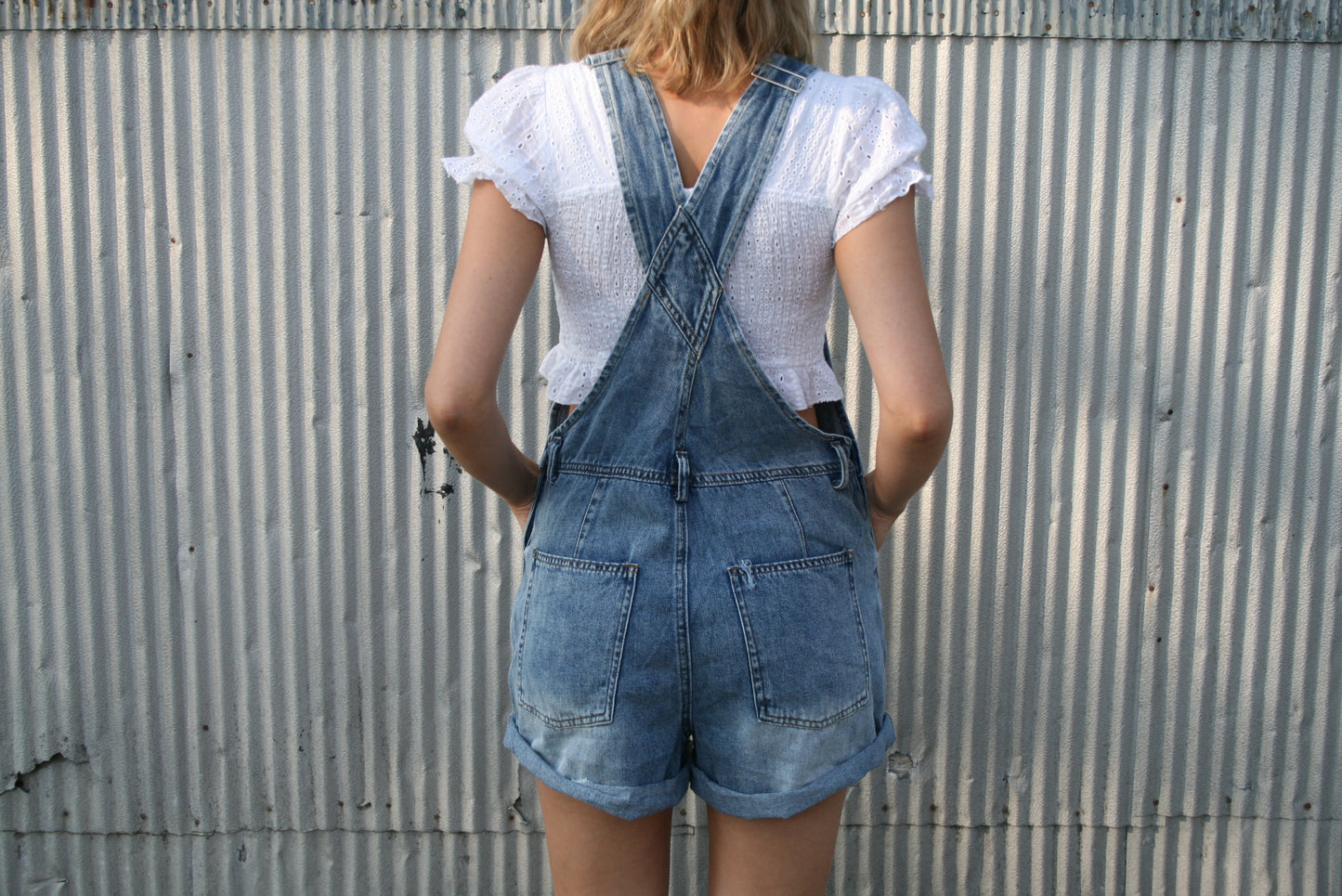 Kenny Denim Romper