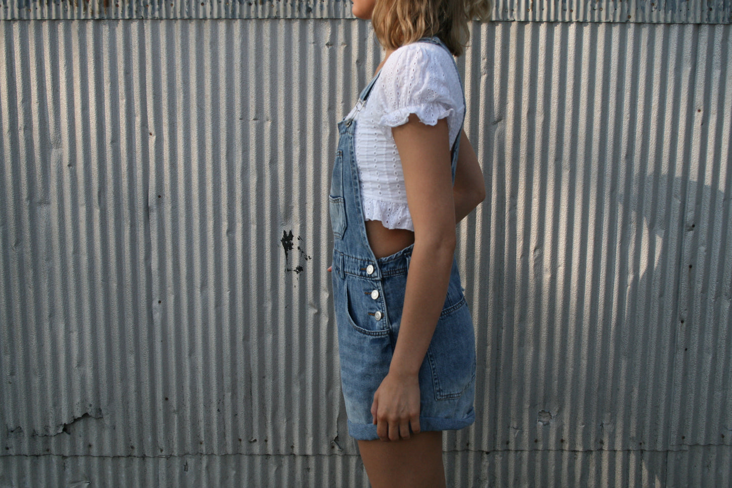 Kenny Denim Romper